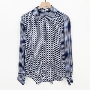 REISS Navy and White top